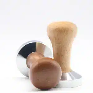 2 COFFEE TAMPER WOODEN HANDLE