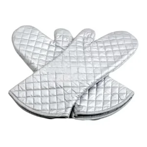 Oven Gloves Silver