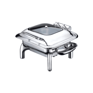 Chafing Dish 5.5L H/Y Luxury Full Silver Square