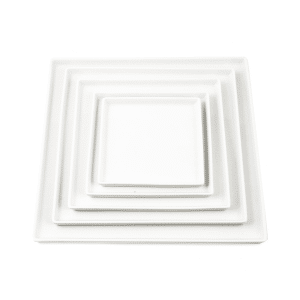 Ivory Porcelain Square Plate