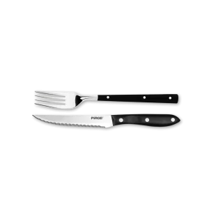 STEAK KNIFE SET 12 CM BLACK