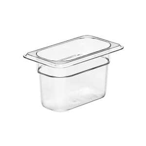 Camwear 1/9 Size Clear Polycarbonate Food Pan +lid