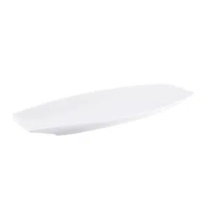 Ivory Porcelain Boat Rectangular Plate