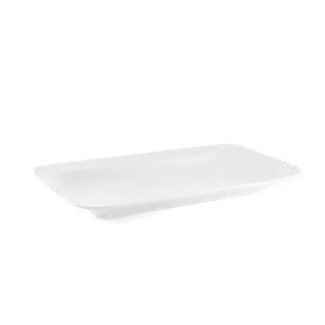 Ivory Porcelain Rectangular Buffet Plate