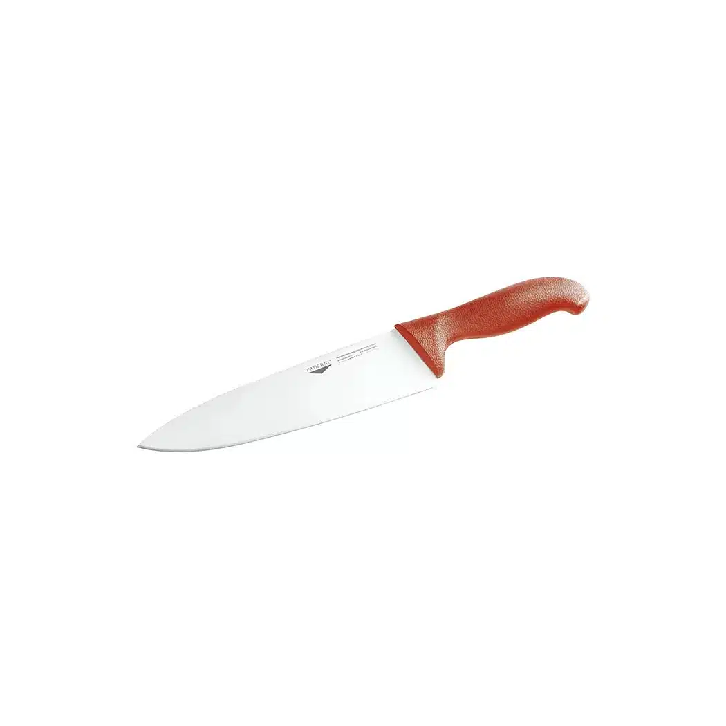 Paderno Cook Knife Stainless Steel with Red Handle