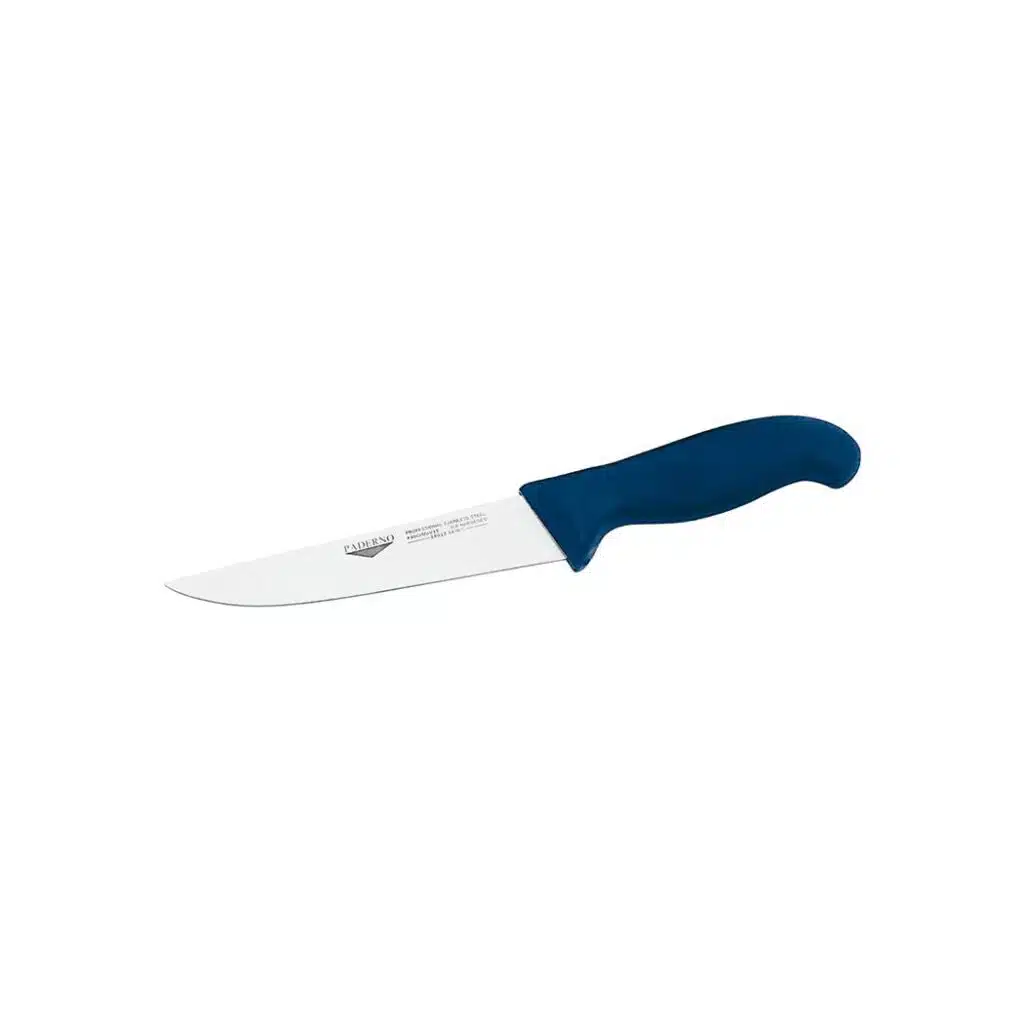 Paderno Boning Knife 16 cm Stainless Steel with Blue Handle