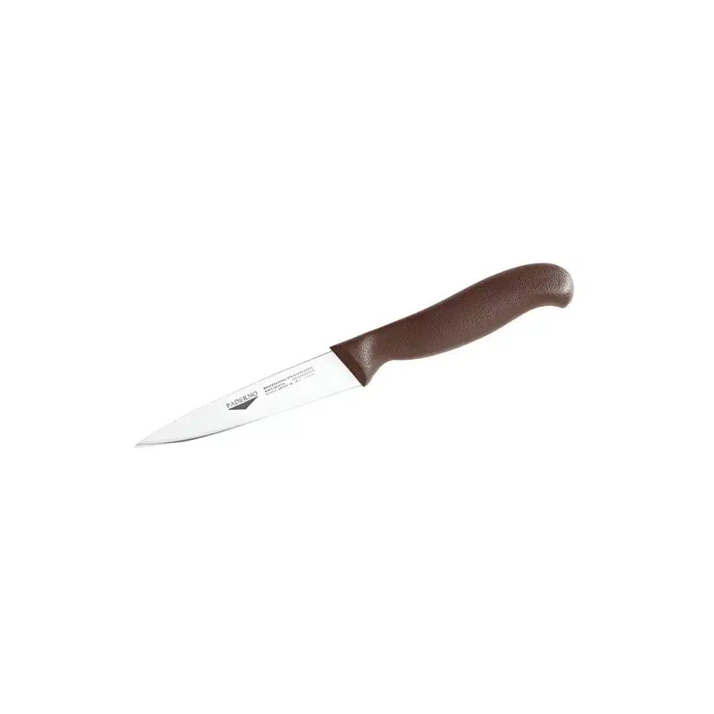 Paderno Paring Knife 8 cm Stainless Steel with Brown Handle