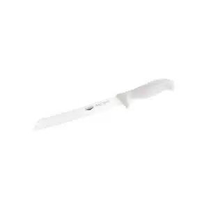 Paderno Bread Knife 25 cm with White Handle Stainless Steel