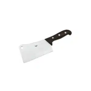 Paderno Meat Cleaver 22 cm with Black Handle Stainless Steel