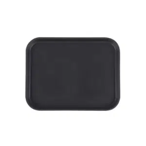 Cambro Camtread Black Square Non-Skid Serving Tray