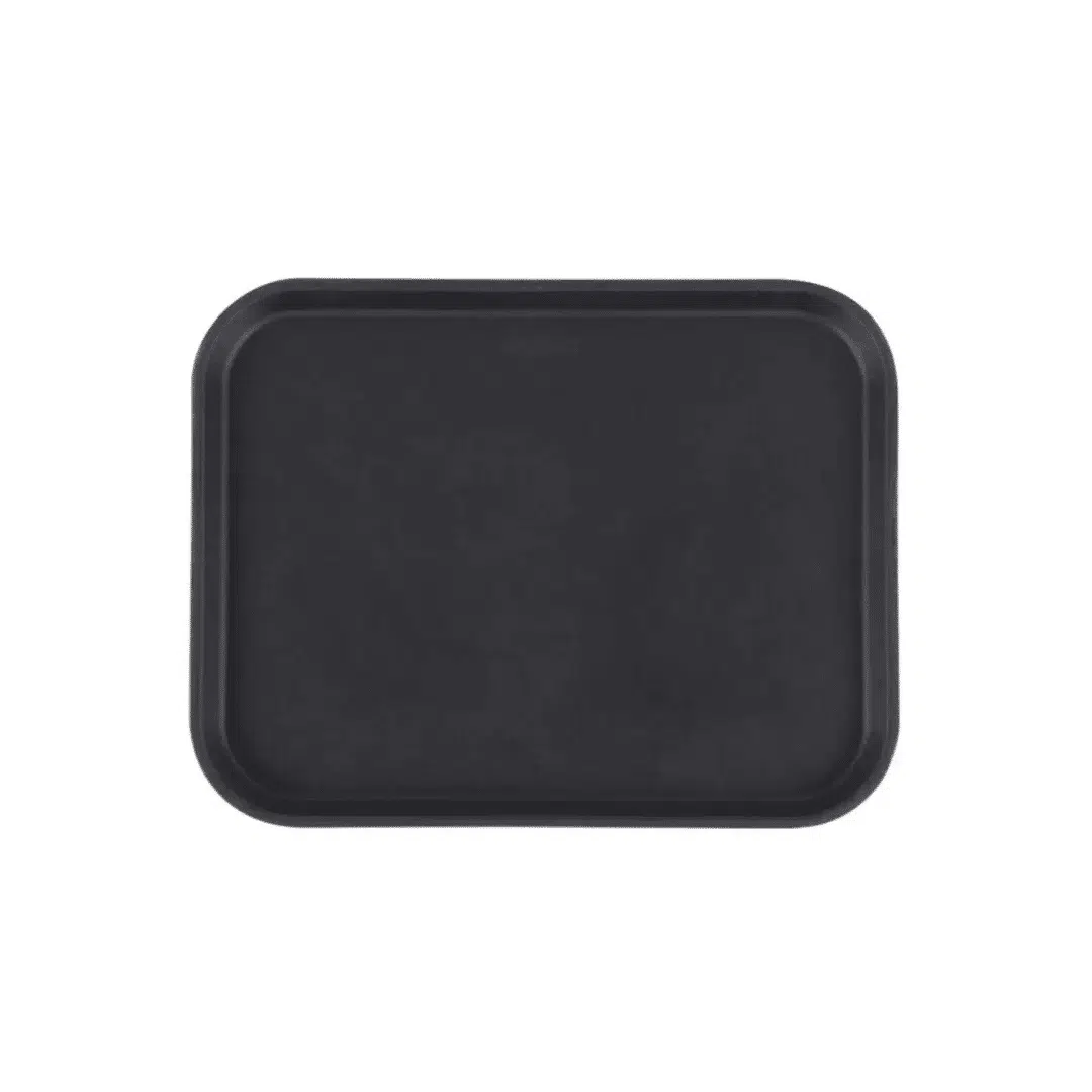 Cambro Camtread Black Square Non-Skid Serving Tray