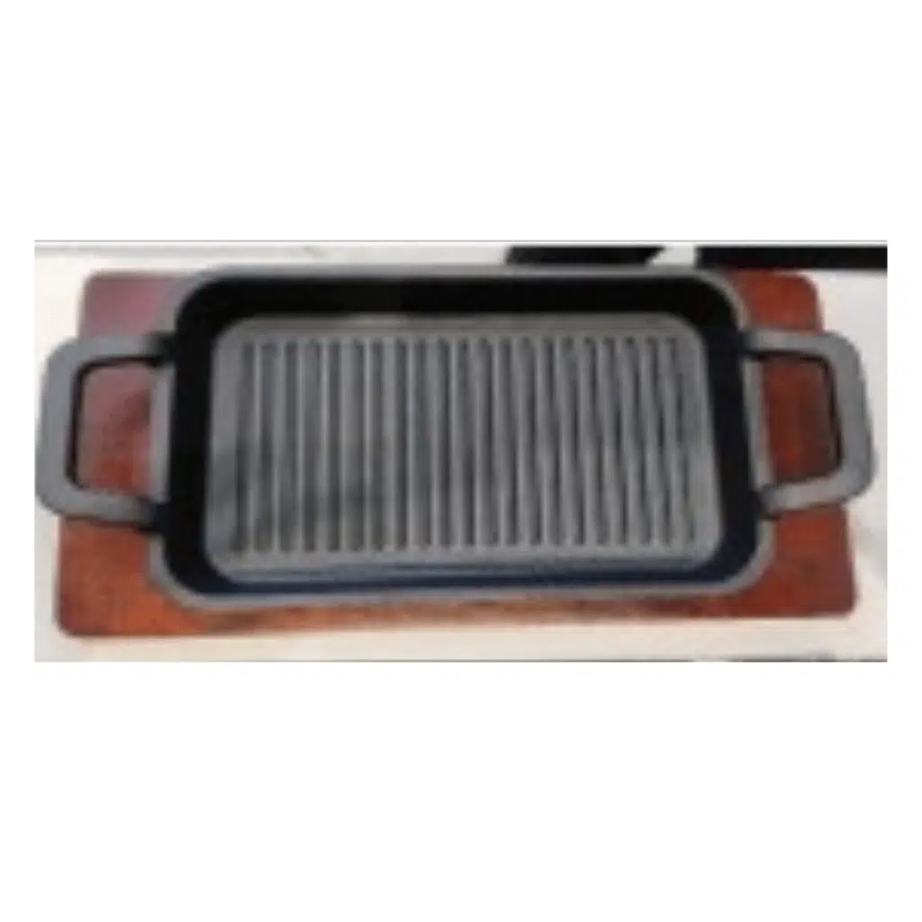 Sizzler Tray Rect Dual Hand