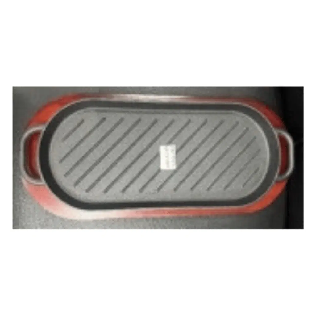 Sizzler Tray Rectangular Lined Dual Hand 3