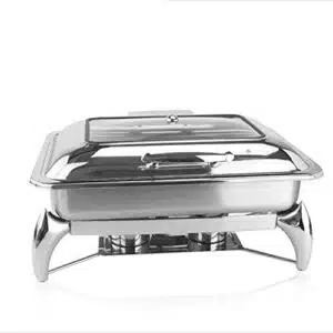 Buffet Chafing Dish 9L H/Y Luxury Full Silver RECT