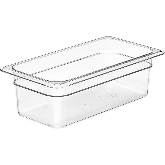 Cambro Camwear 1/3 Size Clear Polycarbonate Food Pan - Image 3