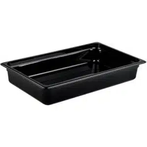 Cambro Camwear Full 1/1 Size Black Polycarbonate Food Pan