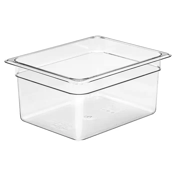 Cambro Camwear 1/2 Size Clear Polycarbonate Food Pan - Image 5