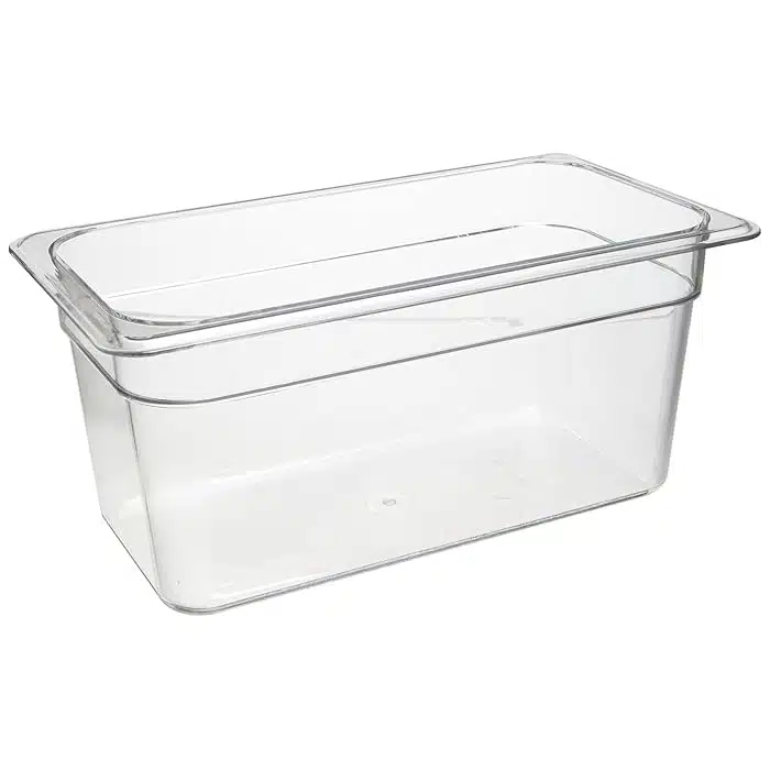 Cambro Camwear 1/3 Size Clear Polycarbonate Food Pan - Image 4