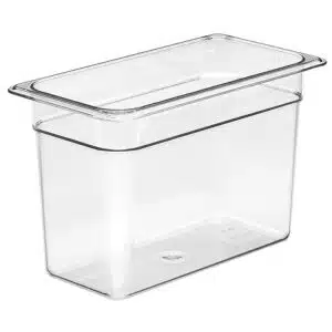 Cambro Camwear 1/3 Size Clear Polycarbonate Food Pan