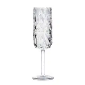 Prisma Champagne Goblet 180ml PC Grey poolsideย cups