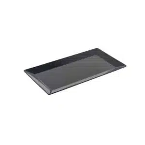 Rectangular Plate 18 x 34cm Black