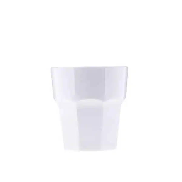 Premium Tumbler 250ml PC White poolside cups