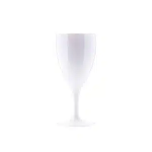 Premium Wine Glass 230ml PC White poolside cups
