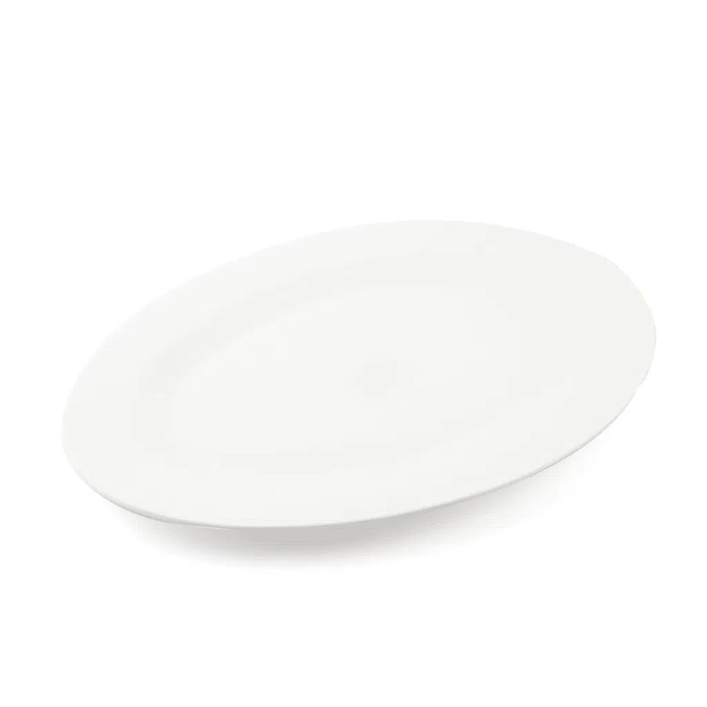 Ivory Porcelain 3 Piece Oval Plates Set