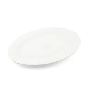 Ivory Porcelain 3 Piece Oval Plates Set