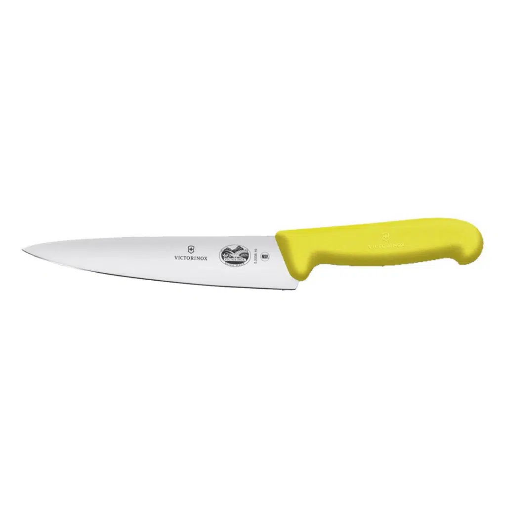 Victorinox Chef Knife 19cm Yellow Handle
