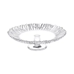 Pasabahce Essential Aurora Footed Server Plate 315mm Clear