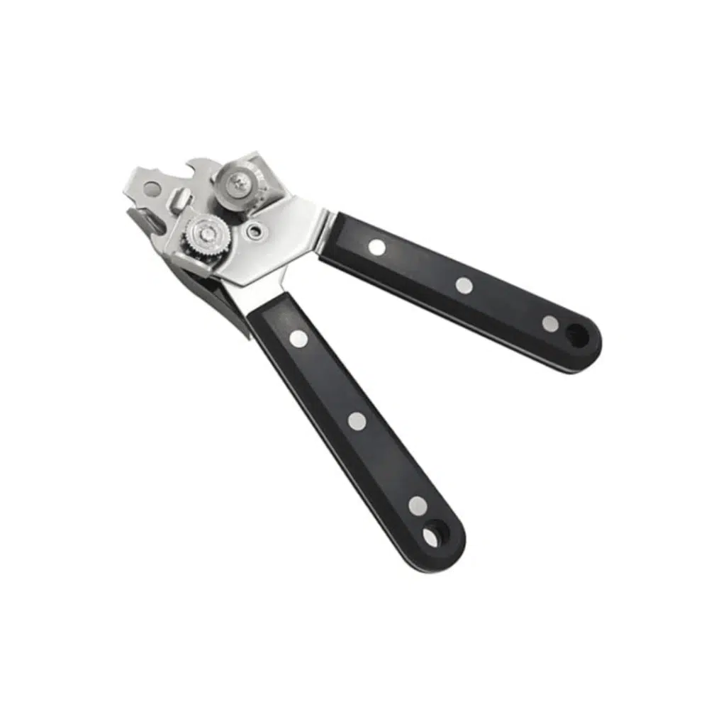 Can Opener with Black Handle Stainless