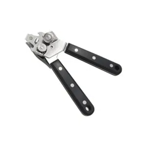 Can Opener with Black Handle Stainless