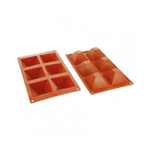 Silicone Mold Pyramid 6 Cavities