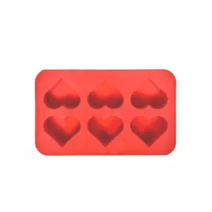 Silicone Mold Heart Shape 6 Cavities