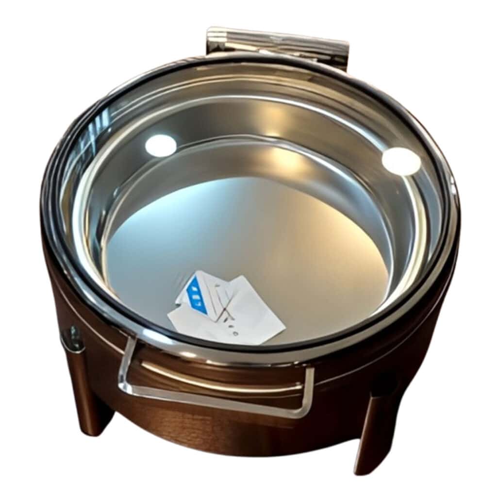 Hammer Chafing Dish Silver Round 6L