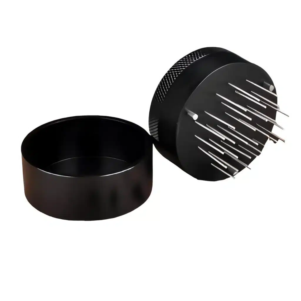 spiked coffee distributor for perfect espresso