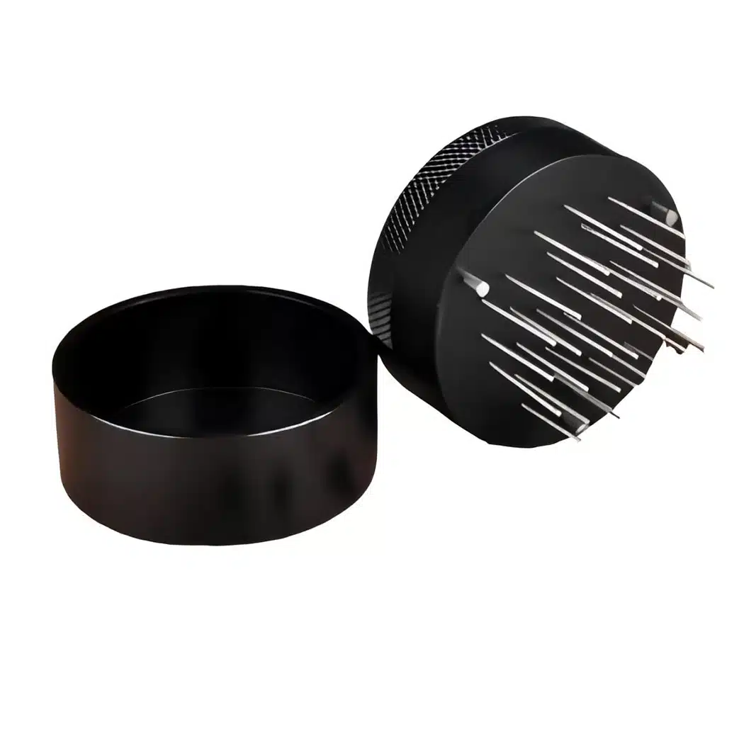 spiked coffee distributor for perfect espresso
