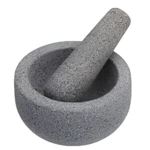 MORTAR WITH PESTLE
