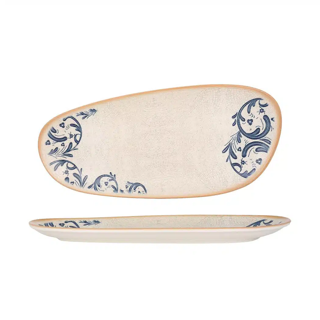 Vago Rectangular Plate Viento 36CM Colored Plate