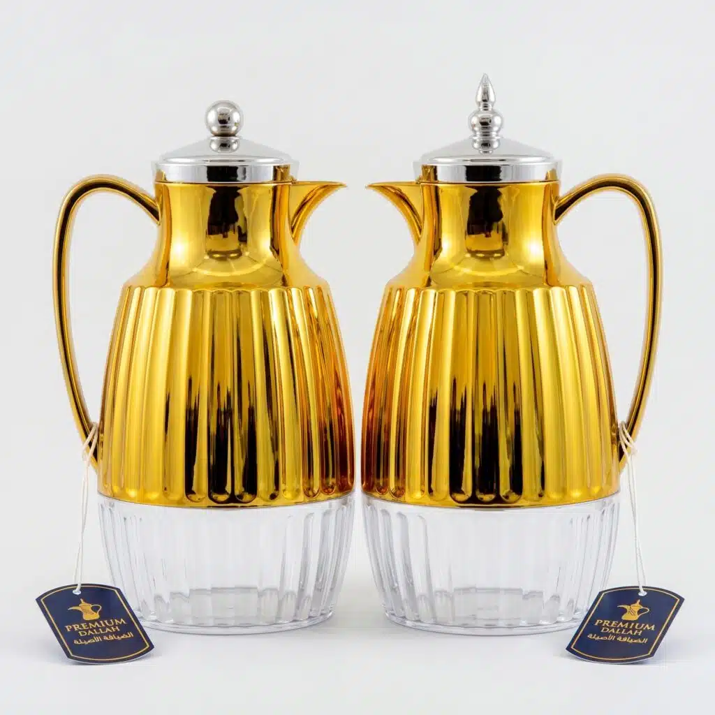 FLASK 1.0L+1.0L SHINING GOLD&SILVER