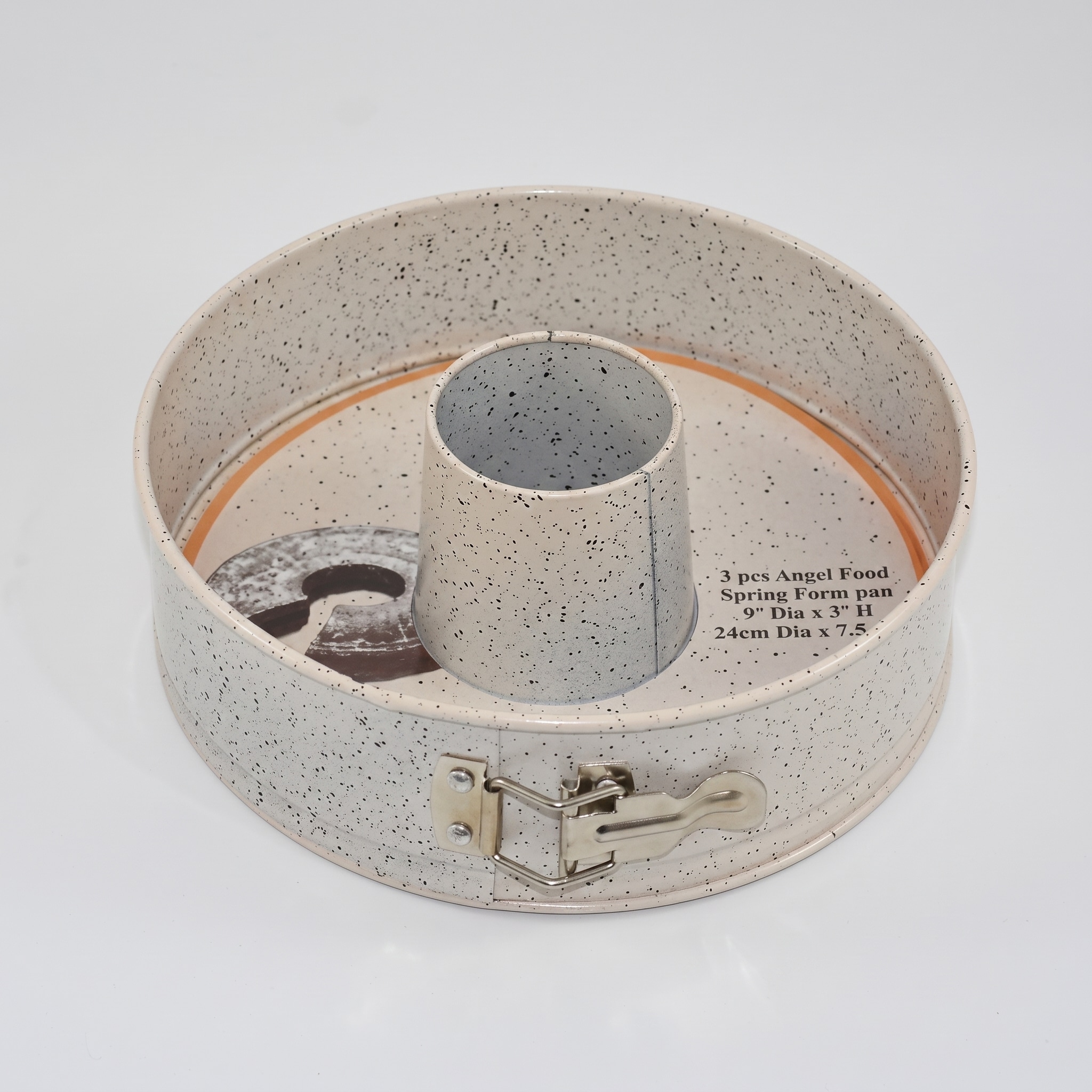 GRANITE-24CM SPRINGFORM W/2 BASES