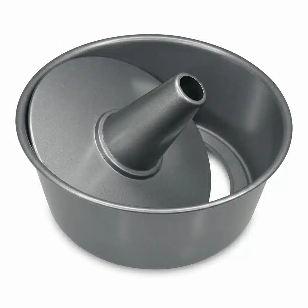 ANGEL FOOD CAKE PAN 24cm W/REMOV. BASE