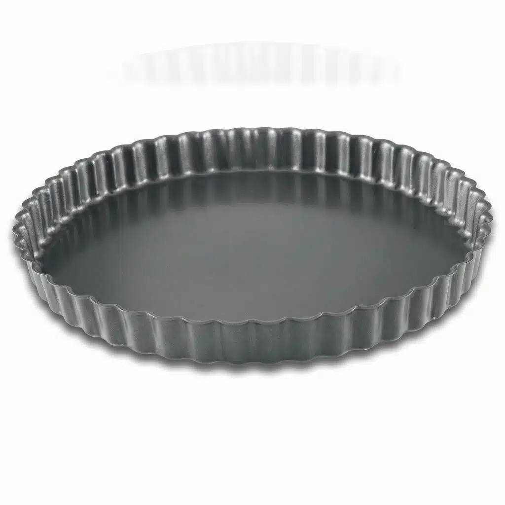 FLAN TIN W/FLAT BASE 20cm