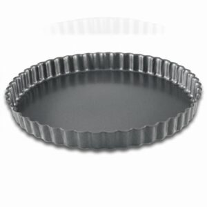 FLAN TIN W/FLAT BASE 20cm