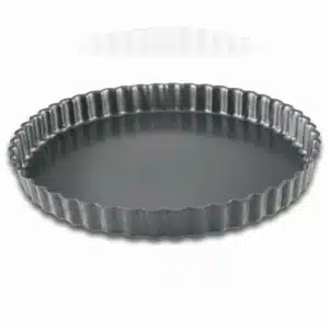 FLAN TIN W/FLAT BASE 20cm