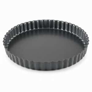 FLAN TIN W/FLAT BASE 23cm