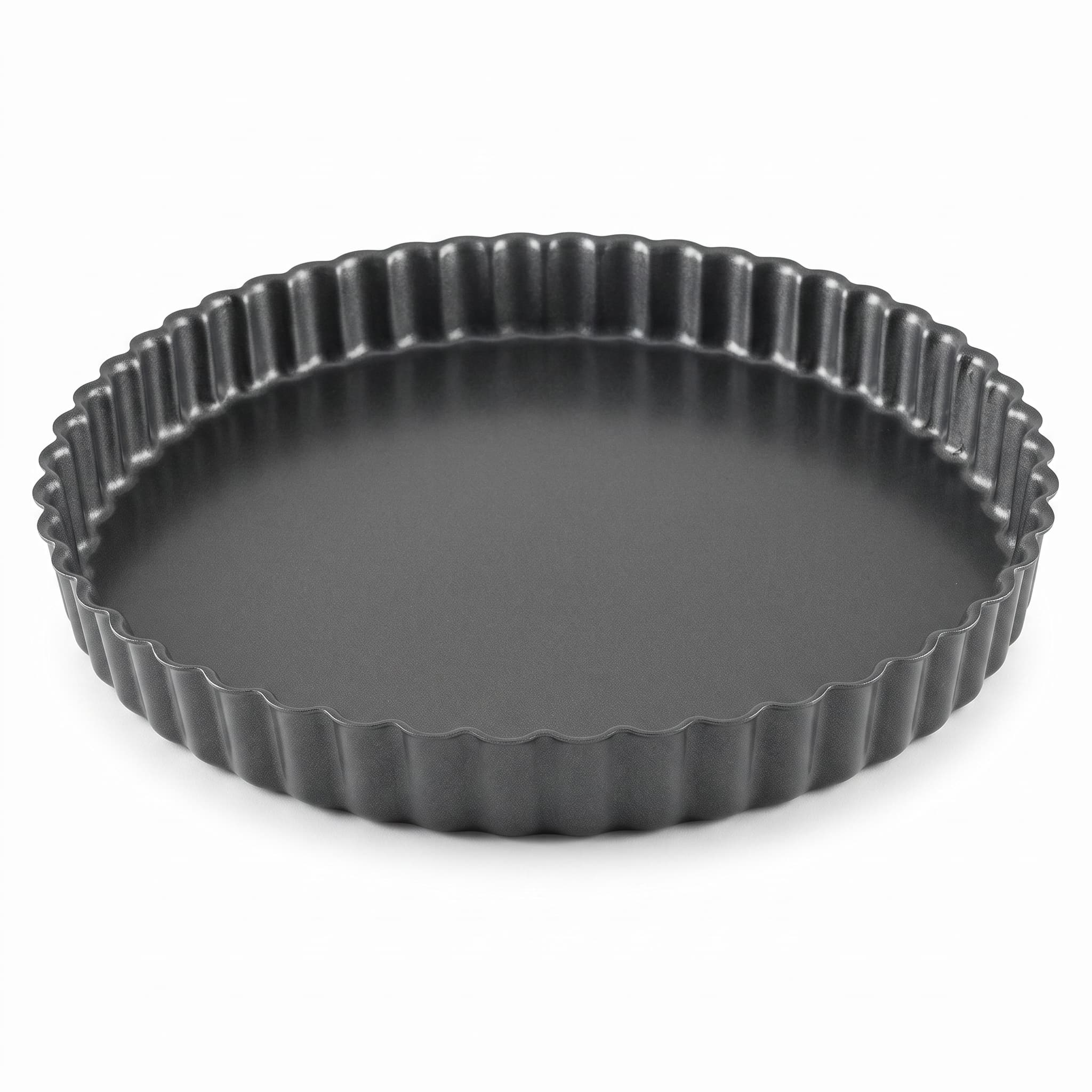 FLAN TIN W/FLAT BASE 23cm