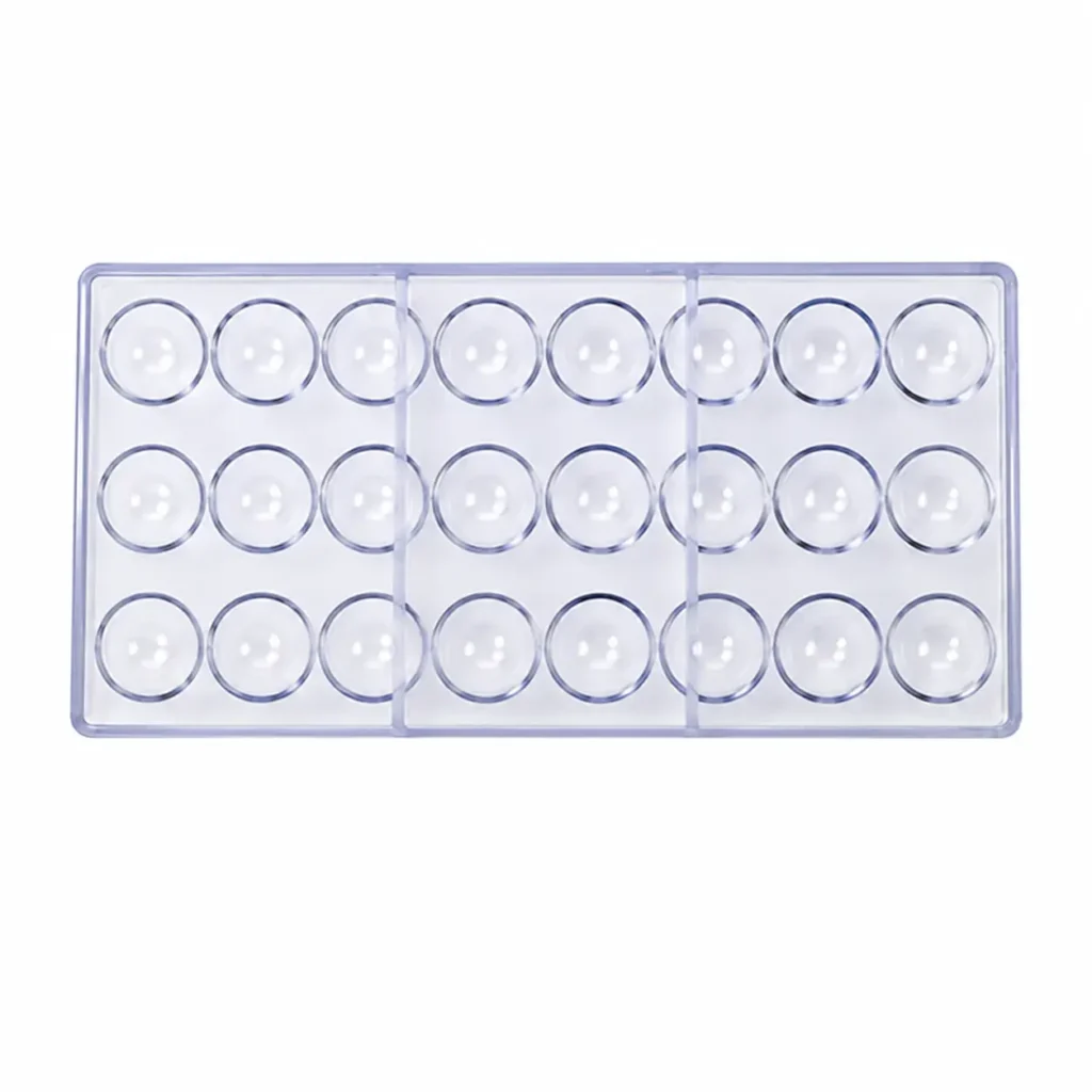 Chocolate Mold Mini Round 24 Compartment