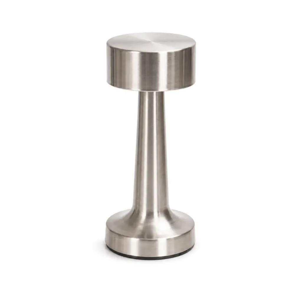 Table Lamp Silver Color Heavy Duty